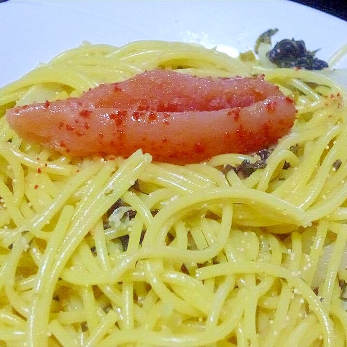 高菜明太パスタ